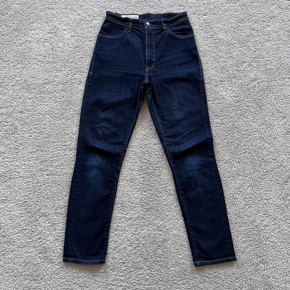 Imogene + Willie Elizabeth Straight Jeans Womens 26R Blue High Rise Made USA